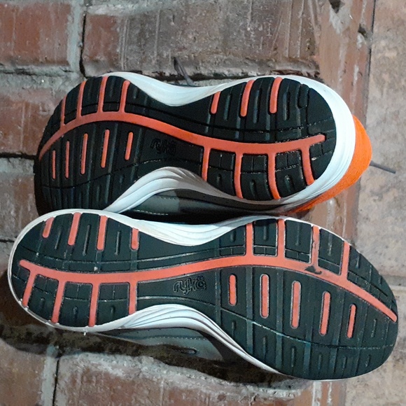 Ryka Men's Gray and Orange Athletic Shoes - Picture 4 of 4